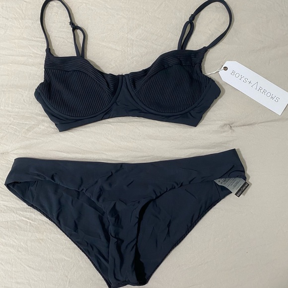 Boys + Arrows Other - COPY - NWT Boys + Arrows black 2 piece bikini